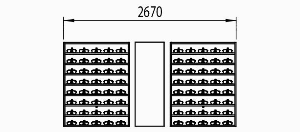 Top Vision Instore horizontal locked eyewear presentation