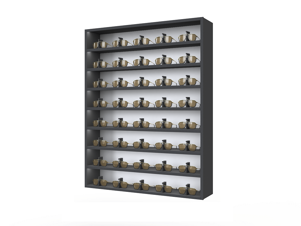 Top Vision Instore eyewear display 8 shelves