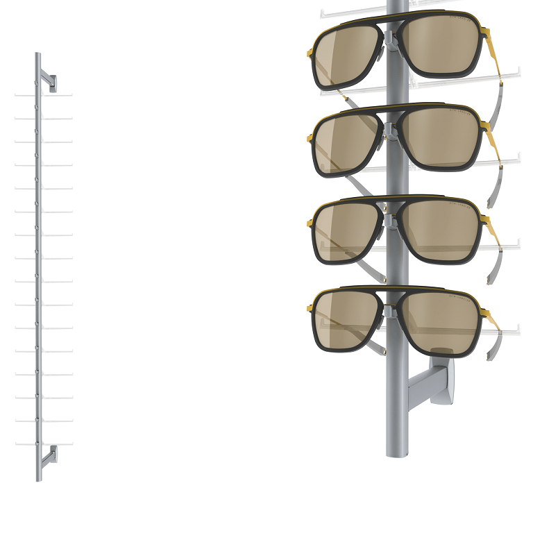Top Vision Instore MINO GLASSES WALL DISPLAY
