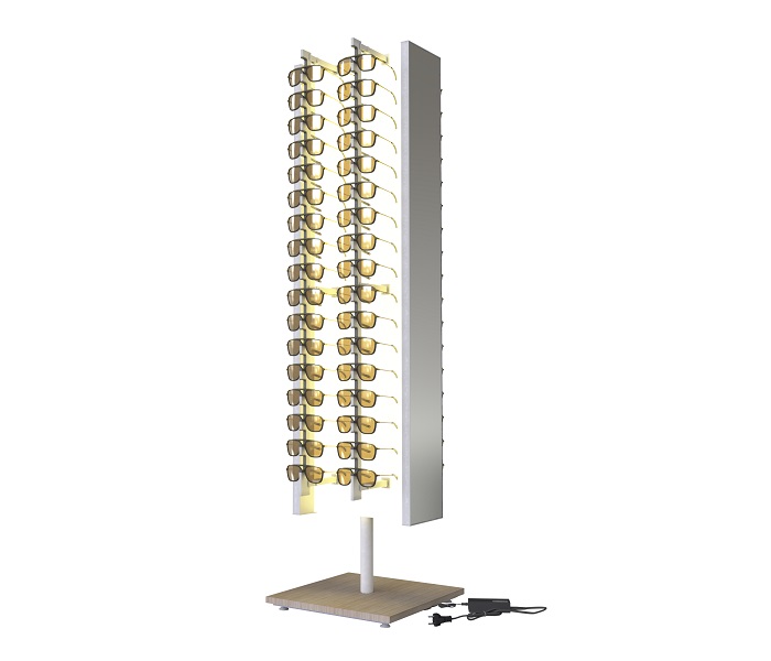 Top Vision Instore Sonnenbrillen-LED-Optik-Bodenständer