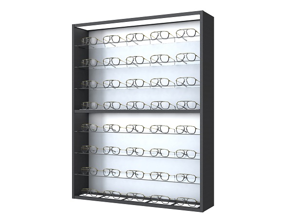 Top Vision Instore eyeglasses furniture glass shelf